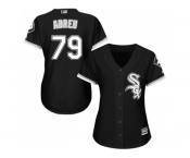 Women's Chicago White Sox #79 Jose Abreu Black Alternate Stitched MLB Jersey