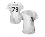 Women's Chicago White Sox #79 Jose Abreu Majestic White Home Cool Base Jersey