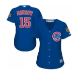 Women's Majestic Chicago Cubs #15 Brandon Morrow Authentic Royal Blue Alternate MLB Jersey
