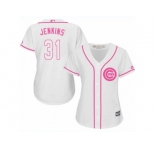 Women's Majestic Chicago Cubs #31 Fergie Jenkins Authentic White Fashion MLB Jersey
