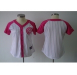 women mlb chicago cubs blank white pink[2012]