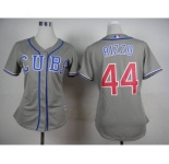 women mlb jerseys chicago cubs #44 rizzo grey