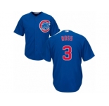 Youth Majestic Chicago Cubs #3 David Ross Replica Royal Blue Alternate Cool Base MLB Jersey