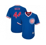 Youth Majestic Chicago Cubs #44 Anthony Rizzo Authentic Royal Blue Cooperstown Cool Base MLB Jersey