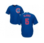 Youth Majestic Chicago Cubs #5 Albert Almora Jr Replica Royal Blue Alternate Cool Base MLB Jersey