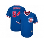 Youth Majestic Chicago Cubs #54 Aroldis Chapman Authentic Royal Blue Cooperstown Cool Base MLB Jersey