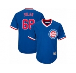 Youth Majestic Chicago Cubs #68 Jorge Soler Authentic Royal Blue Cooperstown Cool Base MLB Jersey