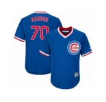 Youth Majestic Chicago Cubs #70 Joe Maddon Authentic Royal Blue Cooperstown Cool Base MLB Jersey