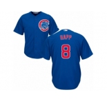 Youth Majestic Chicago Cubs #8 Ian Happ Replica Royal Blue Alternate Cool Base MLB Jersey