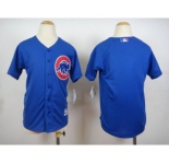 youth mlb jerseys chicago cubs blank blue