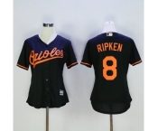 Women's Baltimore Orioles #8 Cal Ripken Majestic Black Cool Base Player Jersey