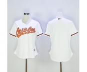 Women's Baltimore Orioles Majestic Blank White Home Cool Base Jersey