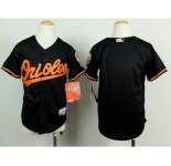 youth mlb jerseys baltimore orioles blank black