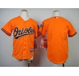 youth mlb jerseys baltimore orioles blank orange