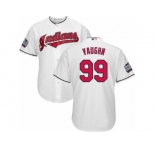 Youth Majestic Cleveland Indians #99 Ricky Vaughn Authentic White Home 2016 World Series Bound Cool Base MLB Jersey