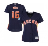 Women's Houston Astros #16 Aledmys Diaz Authentic Navy Blue Alternate Cool Base Baseball Jersey