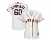 Women's Houston Astros #60 Dallas Keuchel Majestic White Home Cool Base Player Jersey