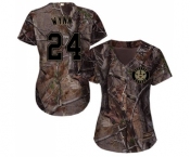 Women's Majestic Houston Astros #24 Jimmy Wynn Authentic Camo Realtree Collection Flex Base MLB Jersey