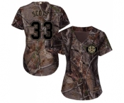 Women's Majestic Houston Astros #33 Mike Scott Authentic Camo Realtree Collection Flex Base MLB Jersey