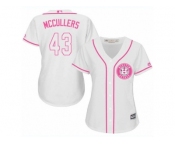 Women's Majestic Houston Astros #43 Lance McCullers Authentic White Fashion Cool Base MLB Jersey