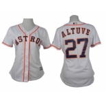 women mlb jerseys houston astros #27 altuve white