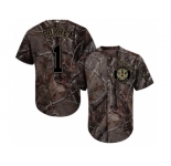 Youth Houston Astros #1 Carlos Correa Camo Realtree Collection Cool Base Stitched MLB Jersey