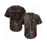 Youth Houston Astros #23 Michael Brantley Authentic Camo Realtree Collection Flex Base Baseball Jersey