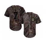 Youth Houston Astros #7 Craig Biggio Camo Realtree Collection Cool Base Stitched MLB Jersey