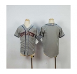 youth mlb jerseys houston astros blank grey