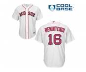 Youth Boston Red Sox #16 Andrew Benintendi White Cool Base Stitched MLB Jersey