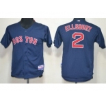 youth mlb boston red sox #2 jacoby ellsbury blue