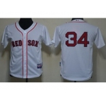 youth mlb boston red sox #34 david ortiz white