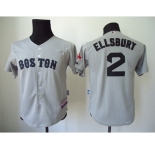 youth mlb jerseys boston red sox #2 ellsbury grey