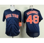 youth mlb jerseys boston red sox #48 sandoval blue