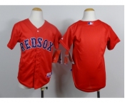 youth mlb jerseys boston red sox blank red