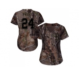Women Boston Red Sox #24 David Price Camo Realtree Collection Cool Base Stitched MLB Jersey