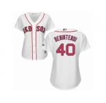 Women's Majestic Boston Red Sox #40 Andrew Benintendi Authentic White Home MLB Jersey