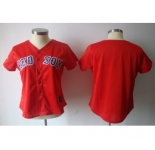 women mlb jerseys boston red sox blank red