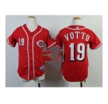 Youth mlb jerseys cincinnati reds #19 votto red