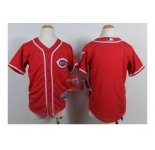 youth mlb jerseys cincinnati reds blank red