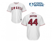 Youth Los Angeles Angels Of Anaheim #44 Reggie Jackson White Cool Base Stitched MLB Jersey
