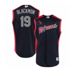 Youth Colorado Rockies #19 Charlie Blackmon Authentic Navy Blue National League 2019 Baseball All-Star Jersey