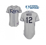 Youth Tampa Bay Rays #12 Wade Boggs Grey Cool Base Stitched MLB Jersey