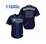 Youth Tampa Bay Rays #26 Brad Boxberger Dark Blue Cool Base Stitched MLB Jersey