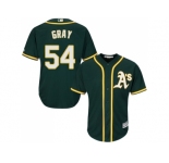 Youth Oakland Athletics #54 Sonny Gray Green Cool Base Stitched MLB Jersey
