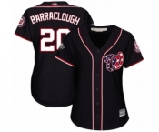 Women's Washington Nationals #20 Kyle Barraclough Authentic Navy Blue Alternate 2 Cool Base 2019 World Series Bound Baseball Jersey
