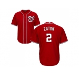 Youth Washington Nationals #2 Adam Eaton Red Cool Base Stitched MLB Jersey