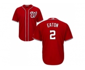 Youth Washington Nationals #2 Adam Eaton Red Cool Base Stitched MLB Jersey
