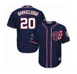 Youth Washington Nationals #20 Kyle Barraclough Authentic Navy Blue Alternate 2 Cool Base 2019 World Series Champions Baseball Jersey