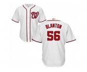 Youth Washington Nationals #56 Joe Blanton White Cool Base Stitched MLB Jersey